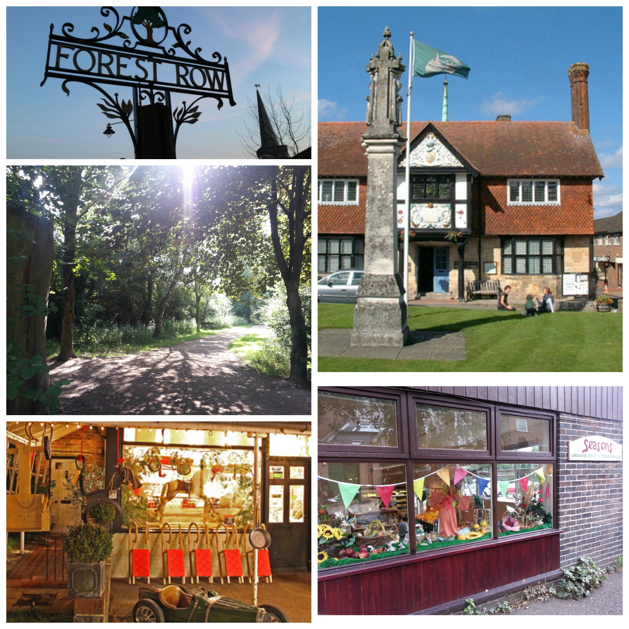 forest row collage